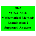 Detailed answers 2023 VCAA VCE Maths Methods Exam 2